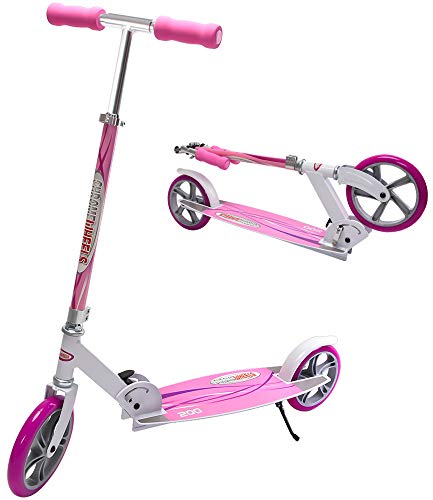 ChromeWheels Deluxe Kids Kick Scooter, Pink