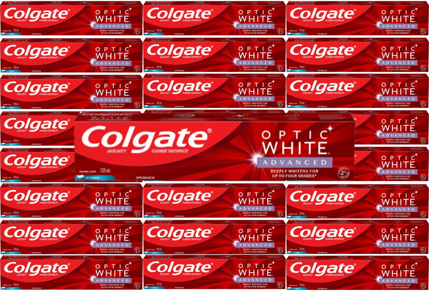 Colgate - Optic White Advanced Icy Fresh - 4.45 oz - 24 Pack