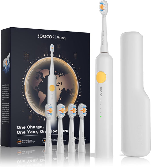 SOOCAS Electric Toothbrush with Water flosser…
