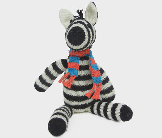 Cotton Zebra with Scarf