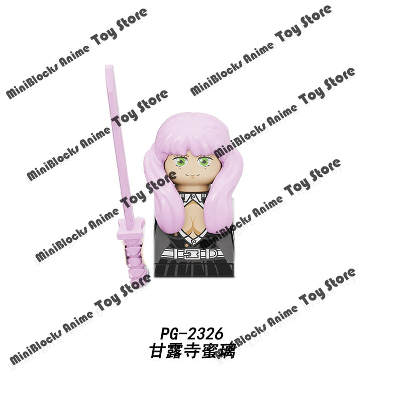 Demon Slayer Anime Series Mugen Train WM6116 Tanjirou Nezuko Giyuu Kyoujurou Figures Heads Building Blocks Creative Toys For Kid - YourStore