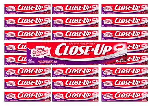 Close-Up Fluoride Toothpaste Refreshing Gel  6 oz - 24 Pack