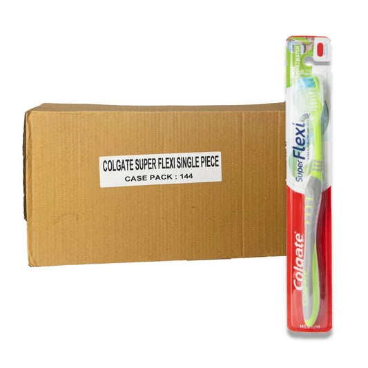 Colgate - Super Flexi Toothbrushes, Superior Clean - 144 Count